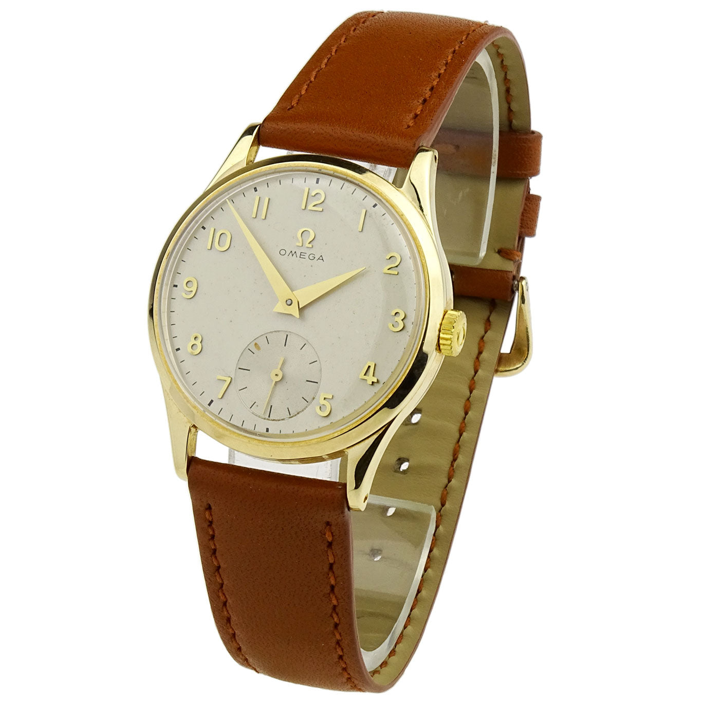 Omega 9ct Gold Vintage Mechanical