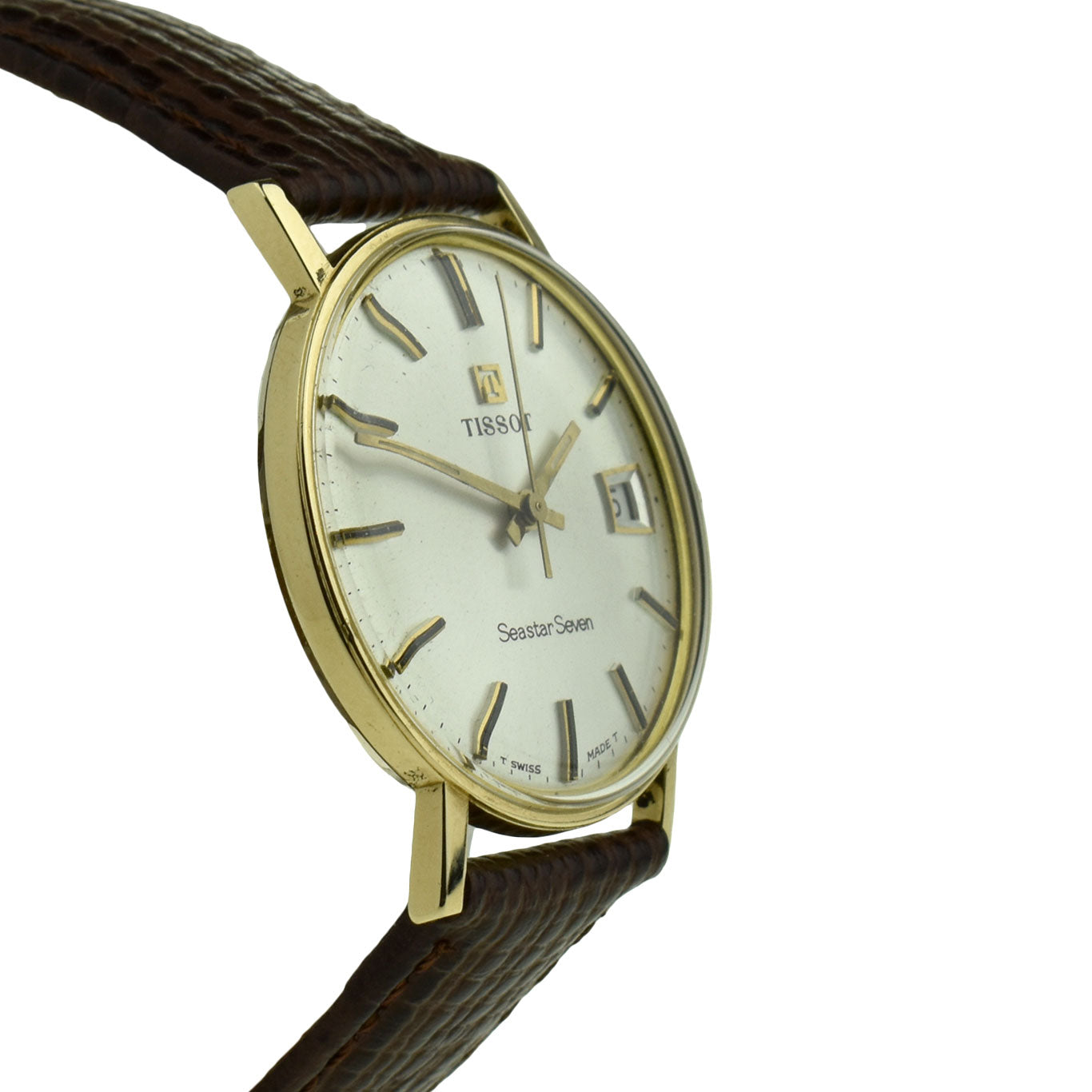 Tissot Seastar Seven Vintage 9ct Gold Mechanical Wristwatch