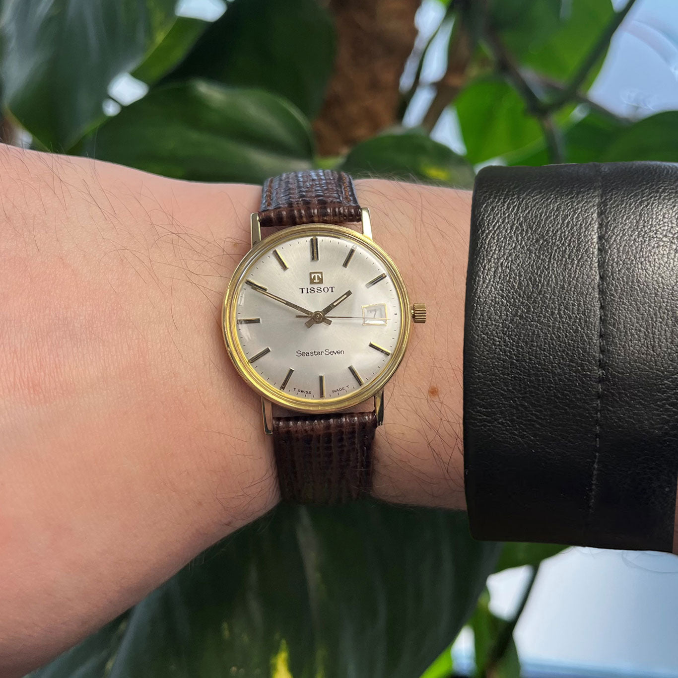 Tissot Seastar Seven Vintage 9ct Gold Mechanical Wristwatch