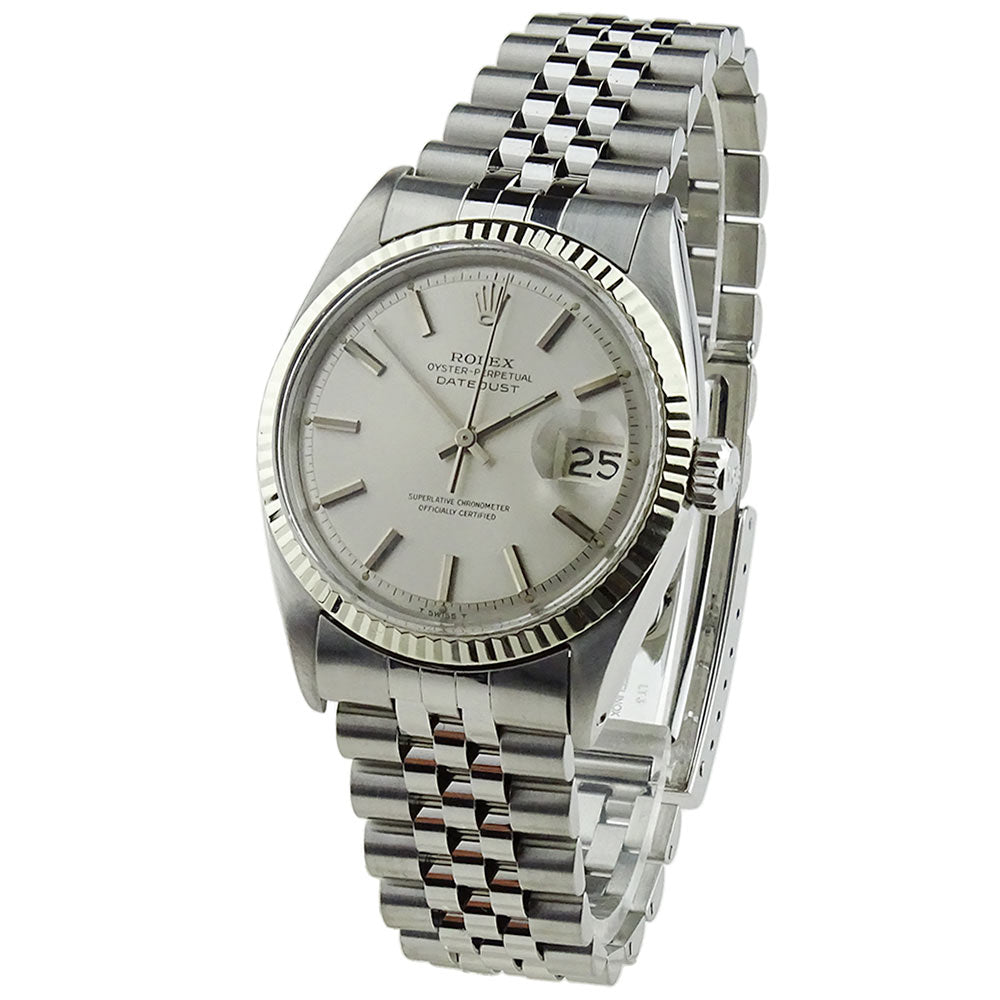 Rolex Datejust Steel and White Gold 1601