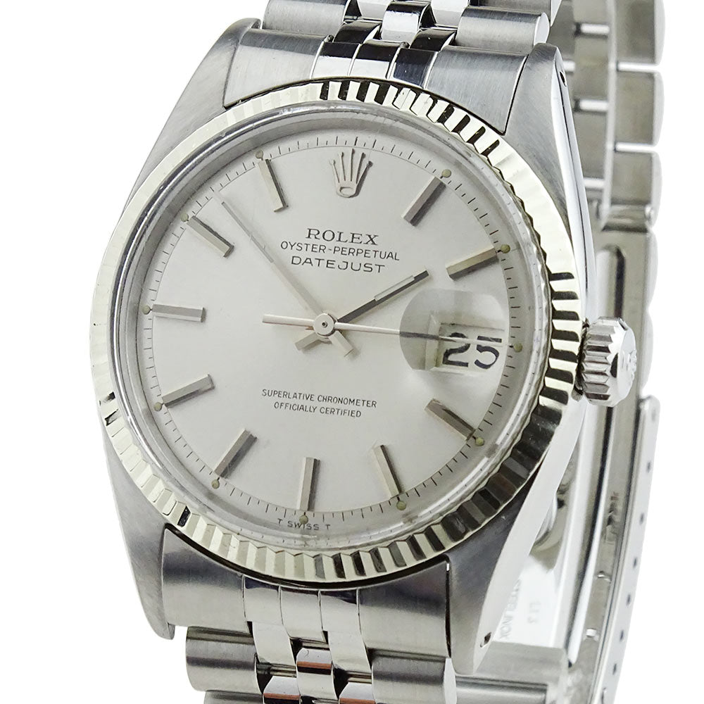 Rolex Datejust Steel and White Gold 1601