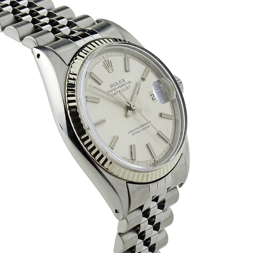 Rolex Datejust Steel and White Gold 1601