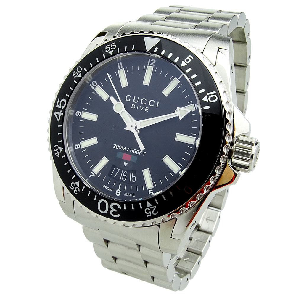 Gucci Diver Steel Quartz YA136301 RRP £980