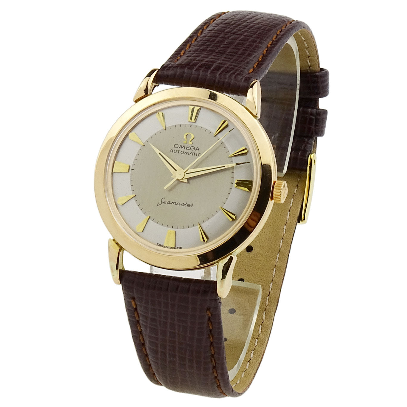 Omega Seamaster 18k Rose Gold Vintage