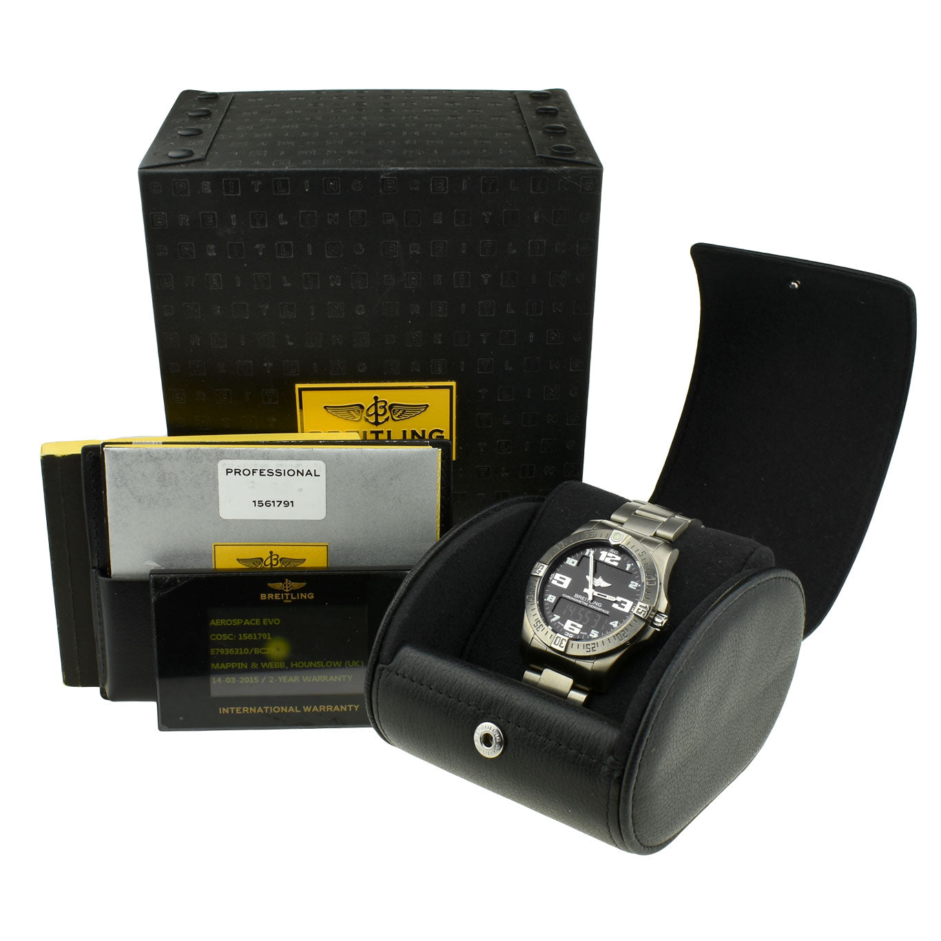 Breitling Aerospace Titanium Quartz Multi Function E79363