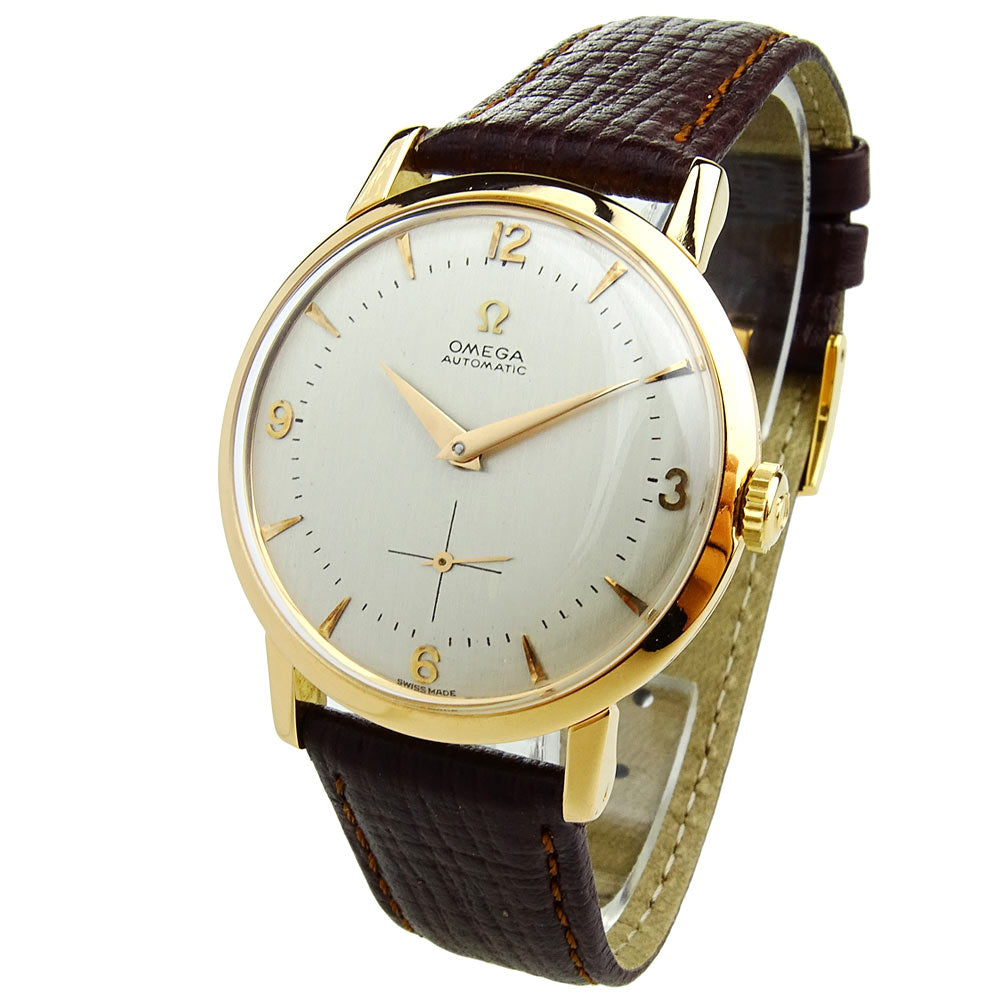 Omega 18k Rose Gold Vintage Automatic