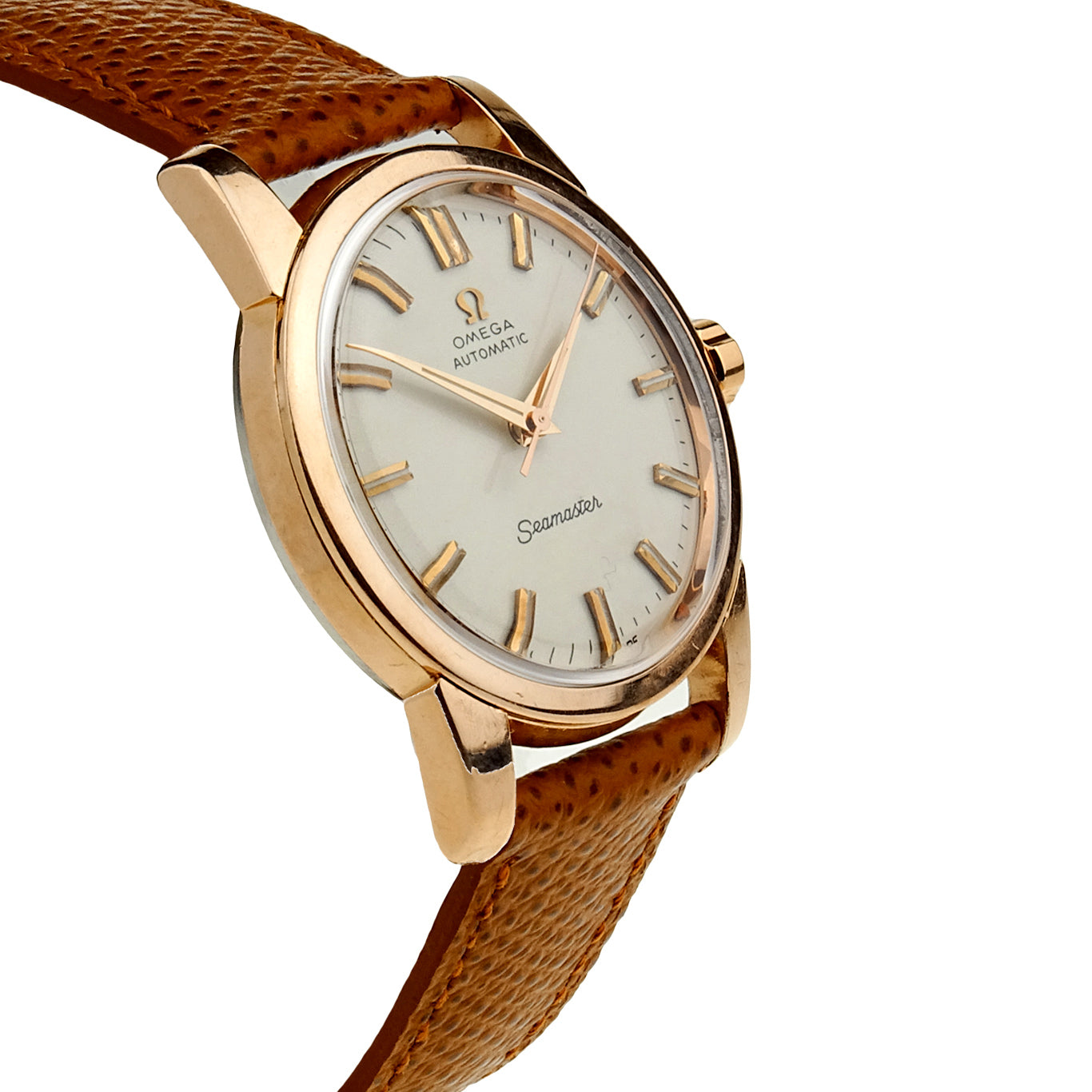 Omega Seamaster Rose Gold Cap Automatic Wristwatch
