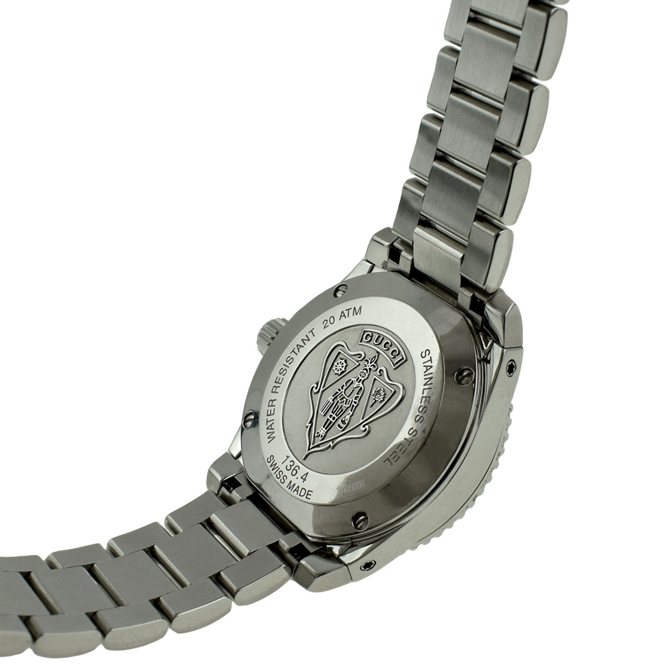 Gucci Dive Ladies Steel Diamond Set YA136306