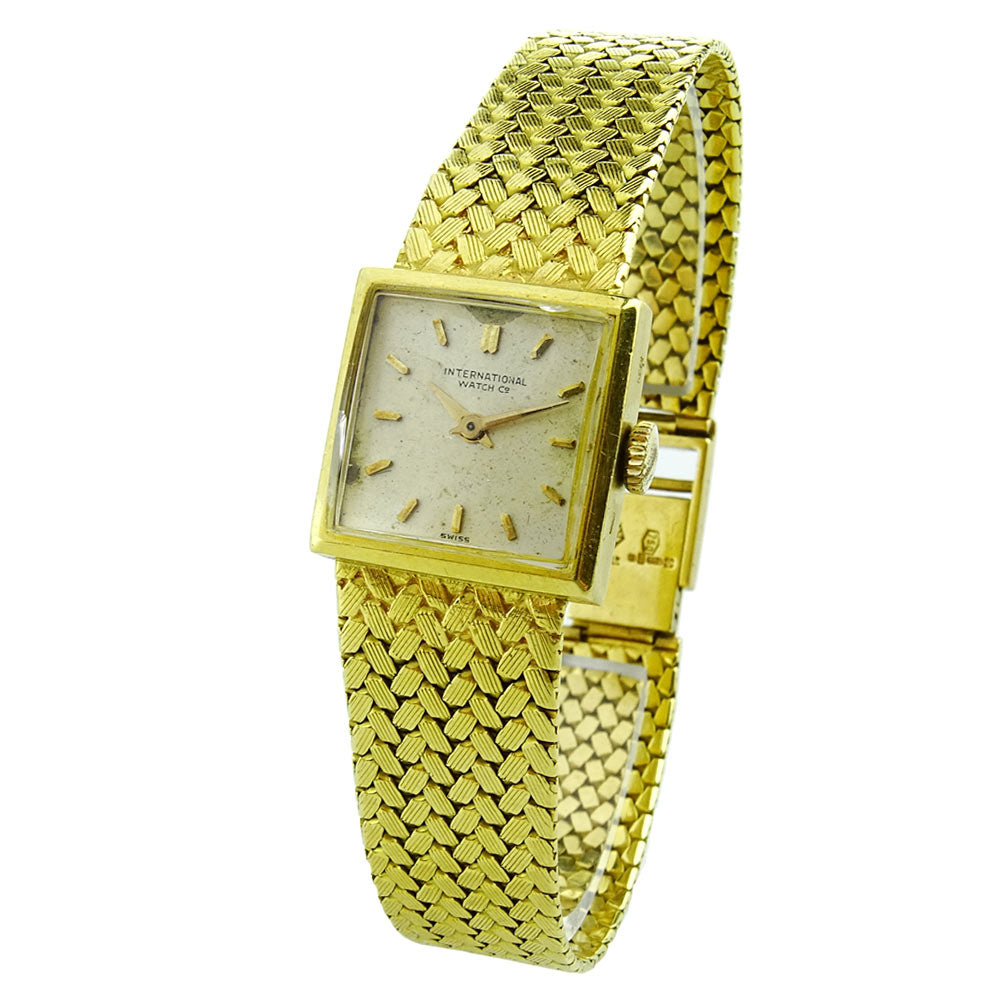 IWC Vintage Ladies 18k Gold Mechanical