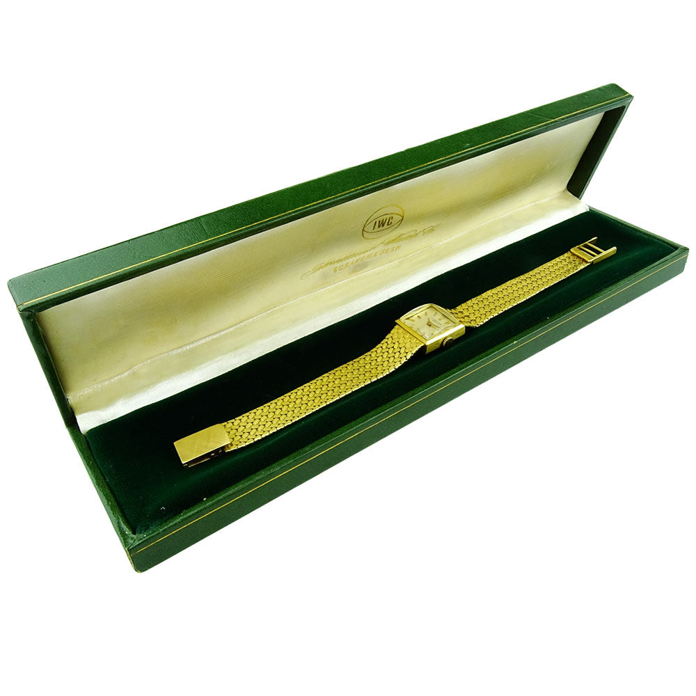 IWC Vintage Ladies 18k Gold Mechanical