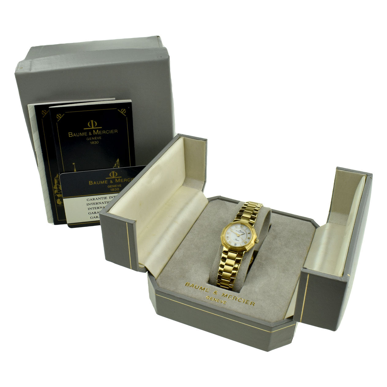 Baume &amp; Mercier Riviera 18ct Gold Quartz Wristwatch