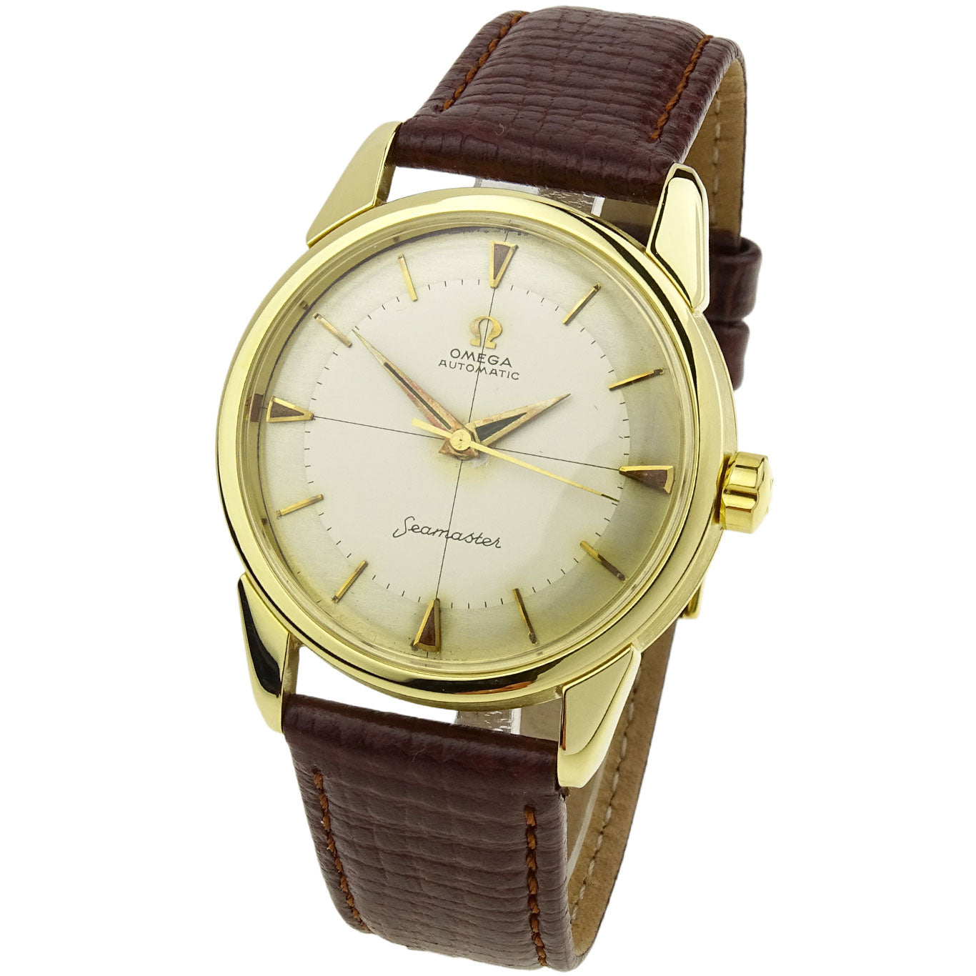 Omega Seamaster Vintage 18ct Gold Automatic