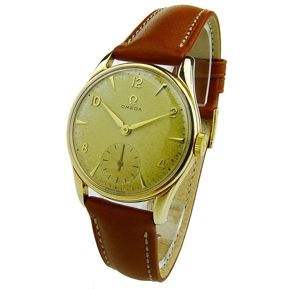 Omega 9ct Gold Vintage Mechanical