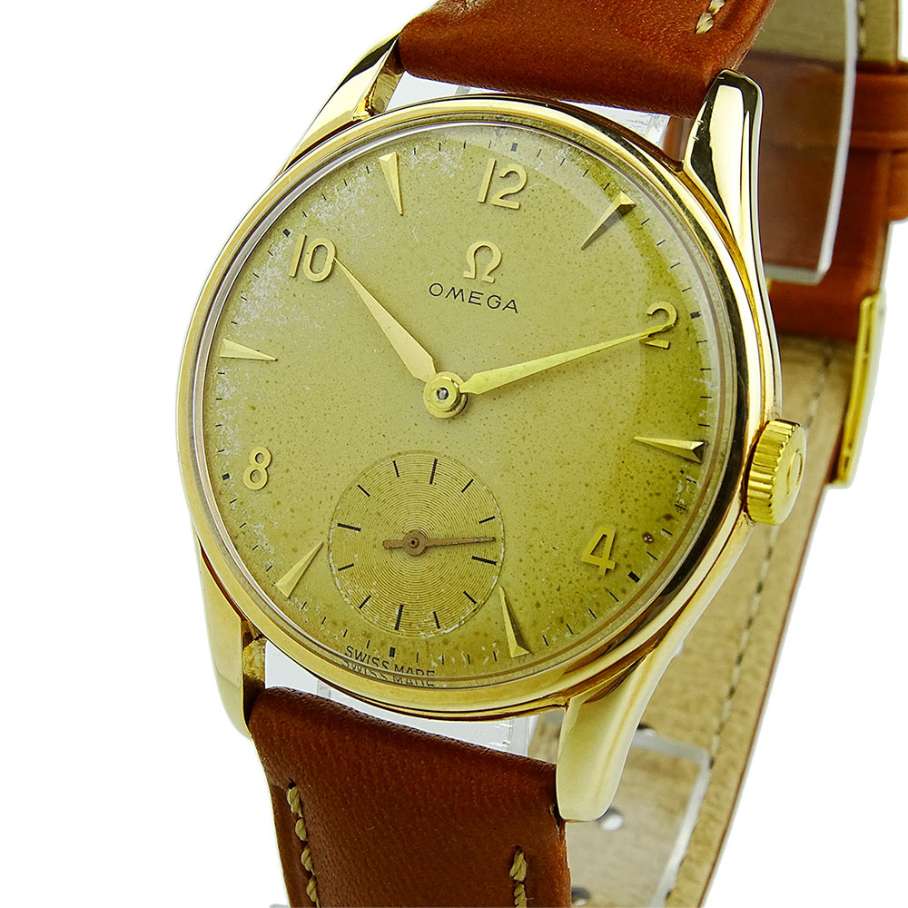 Omega 9ct Gold Vintage Mechanical