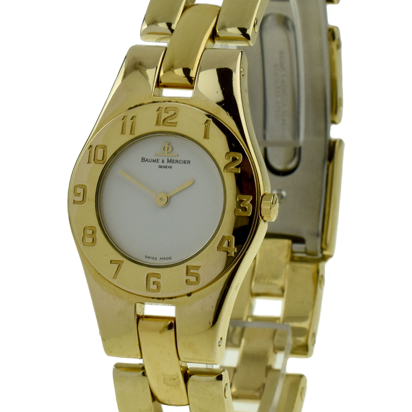 Baume &amp; Mercier Linear Gold Plate Wristwatch