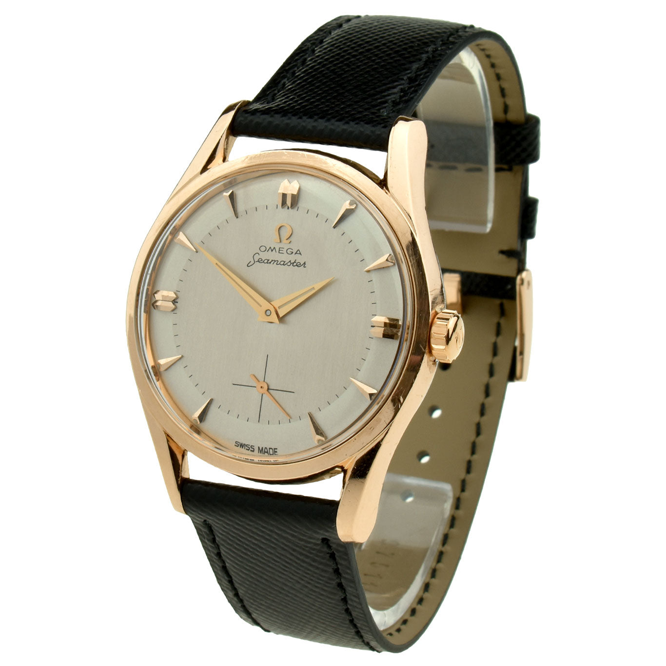 Omega Seamaster Oversize Rose Gold Cap Vintage Mechanical