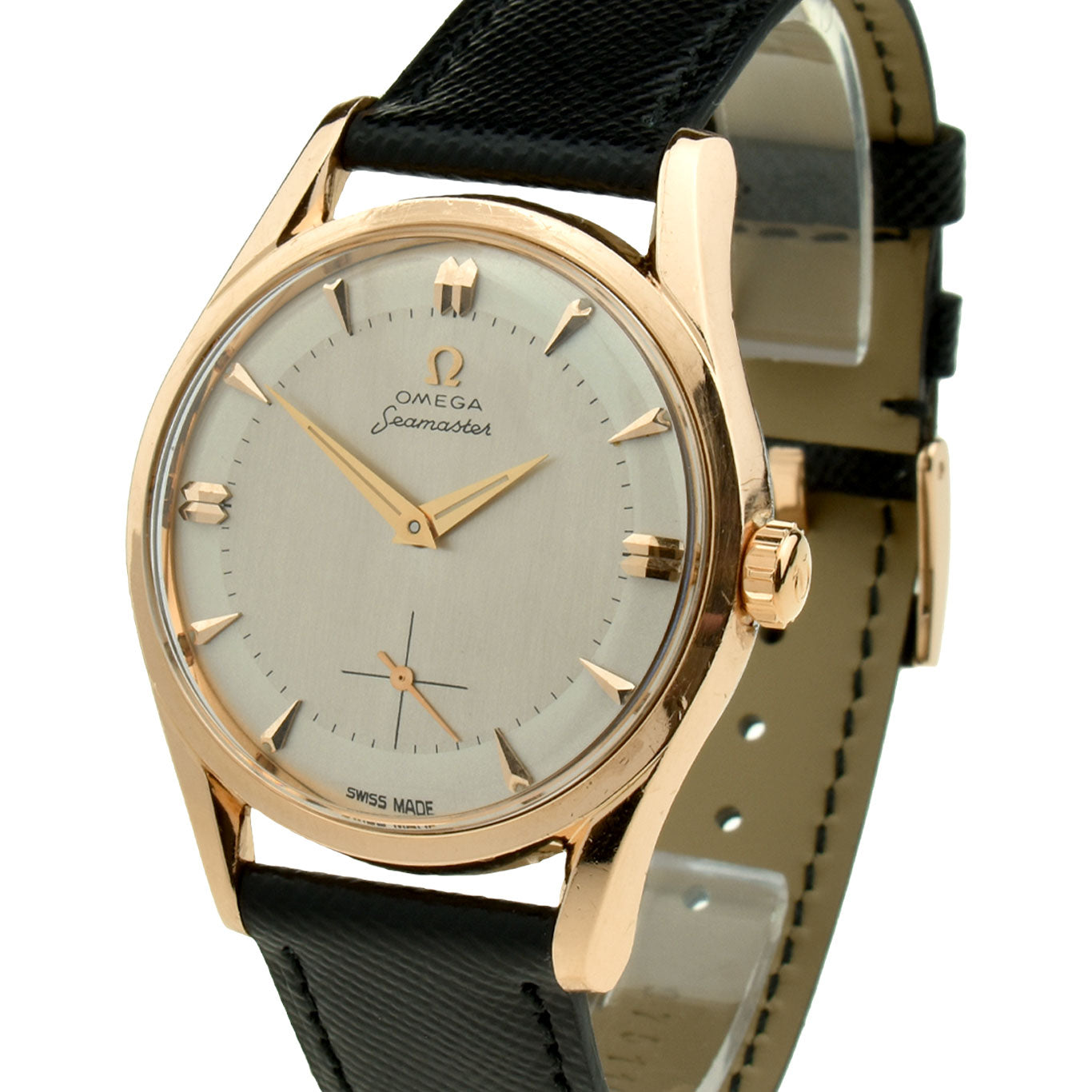 Omega Seamaster Oversize Rose Gold Cap Vintage Mechanical