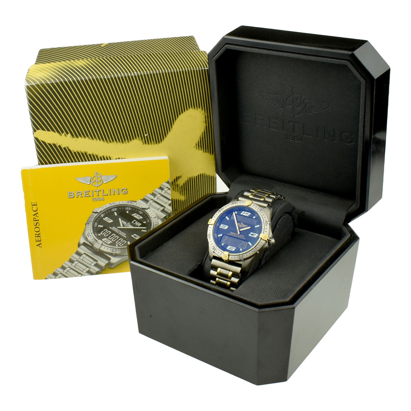 Breitling Aerospace Titanium &amp; Gold Quartz F65362