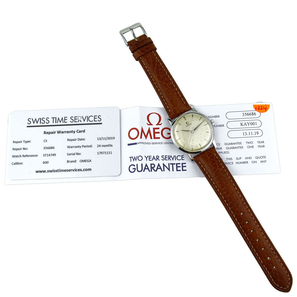Omega Vintage Steel Mechanical
