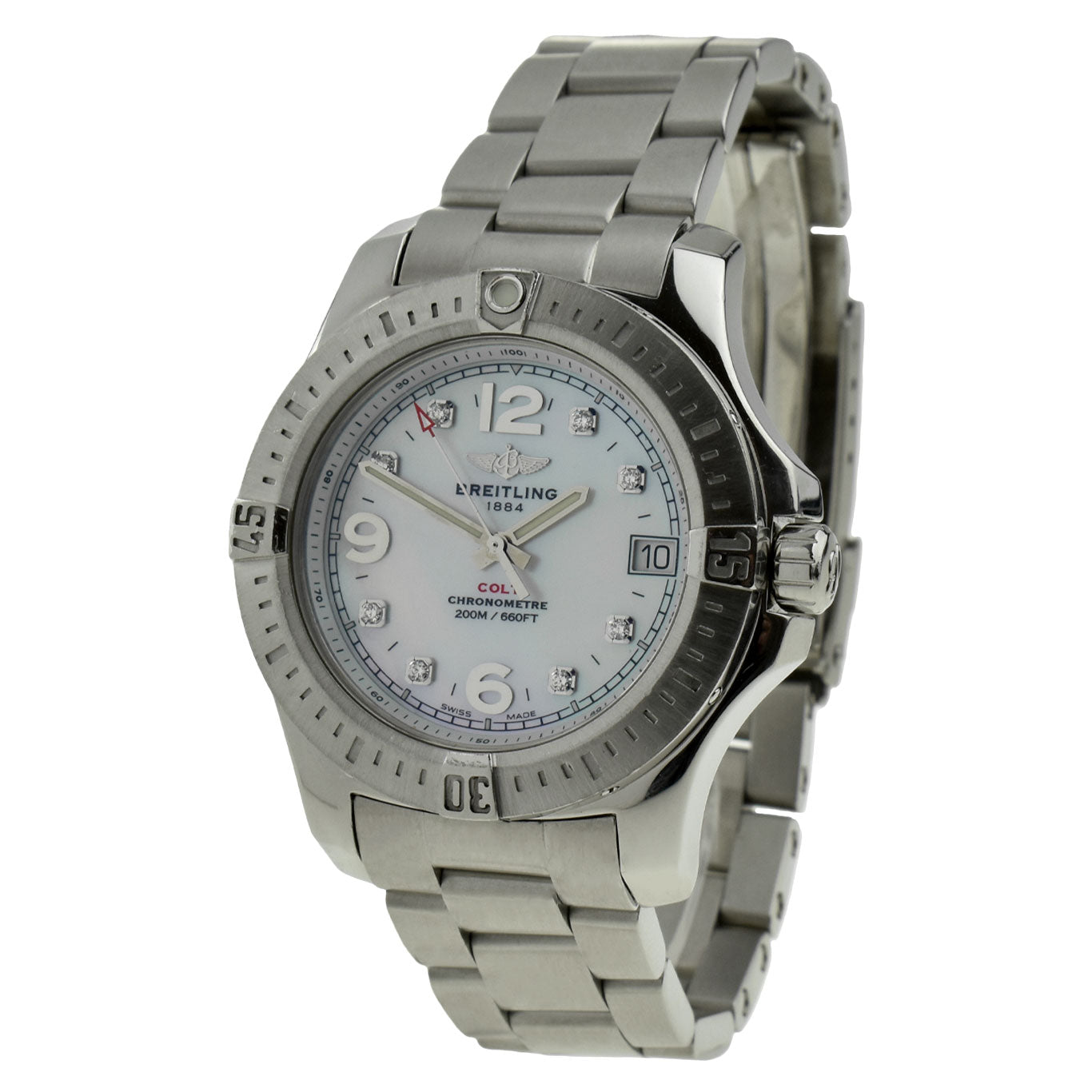 Breitling Colt 36 Diamond Set Quartz A74389
