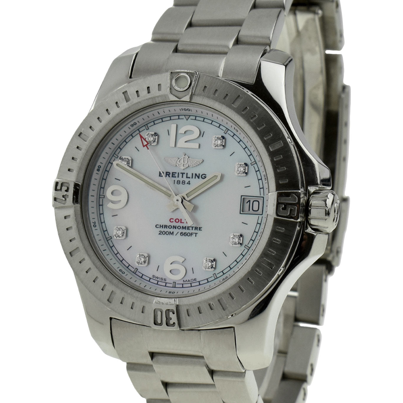 Breitling Colt 36 Diamond Set Quartz A74389