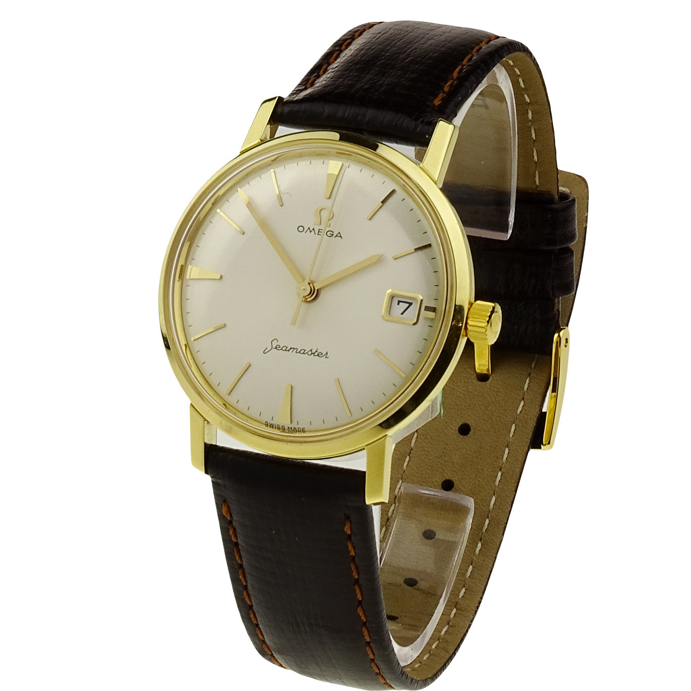 Omega Seamaster Vintage 18ct Gold Mechanical