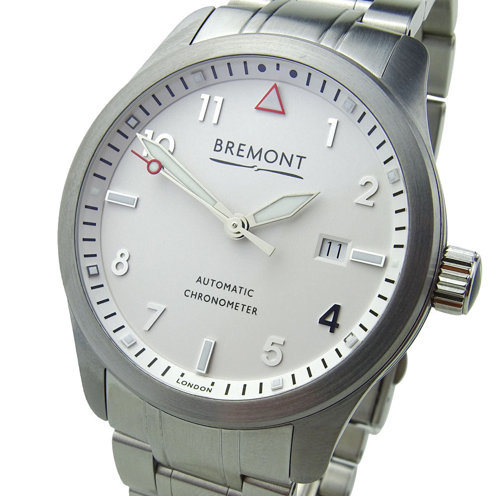 Bremont Silver Pilot's SOLO/WH-SI/BR