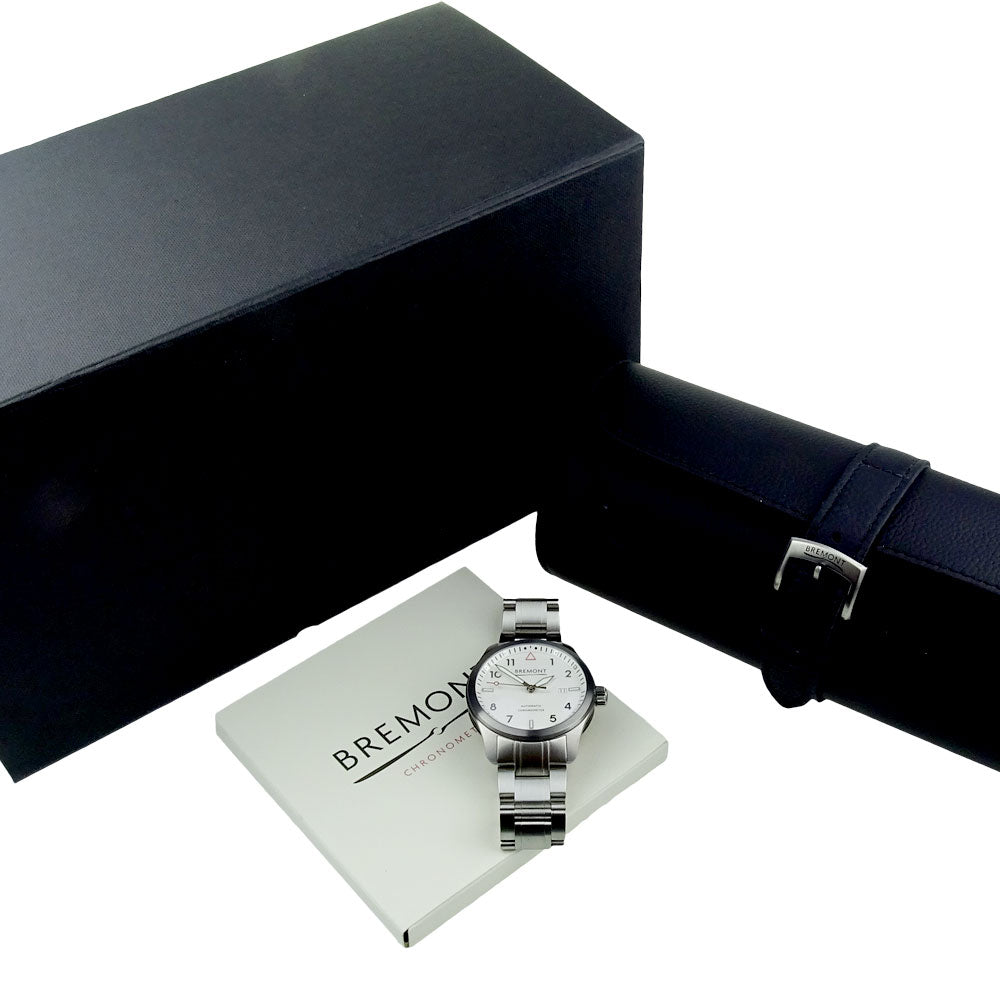 Bremont Silver Pilot's SOLO/WH-SI/BR