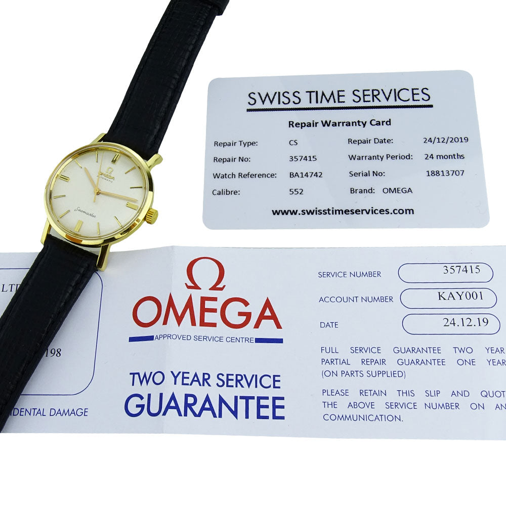 Omega Seamaster 18ct Vintage Automatic