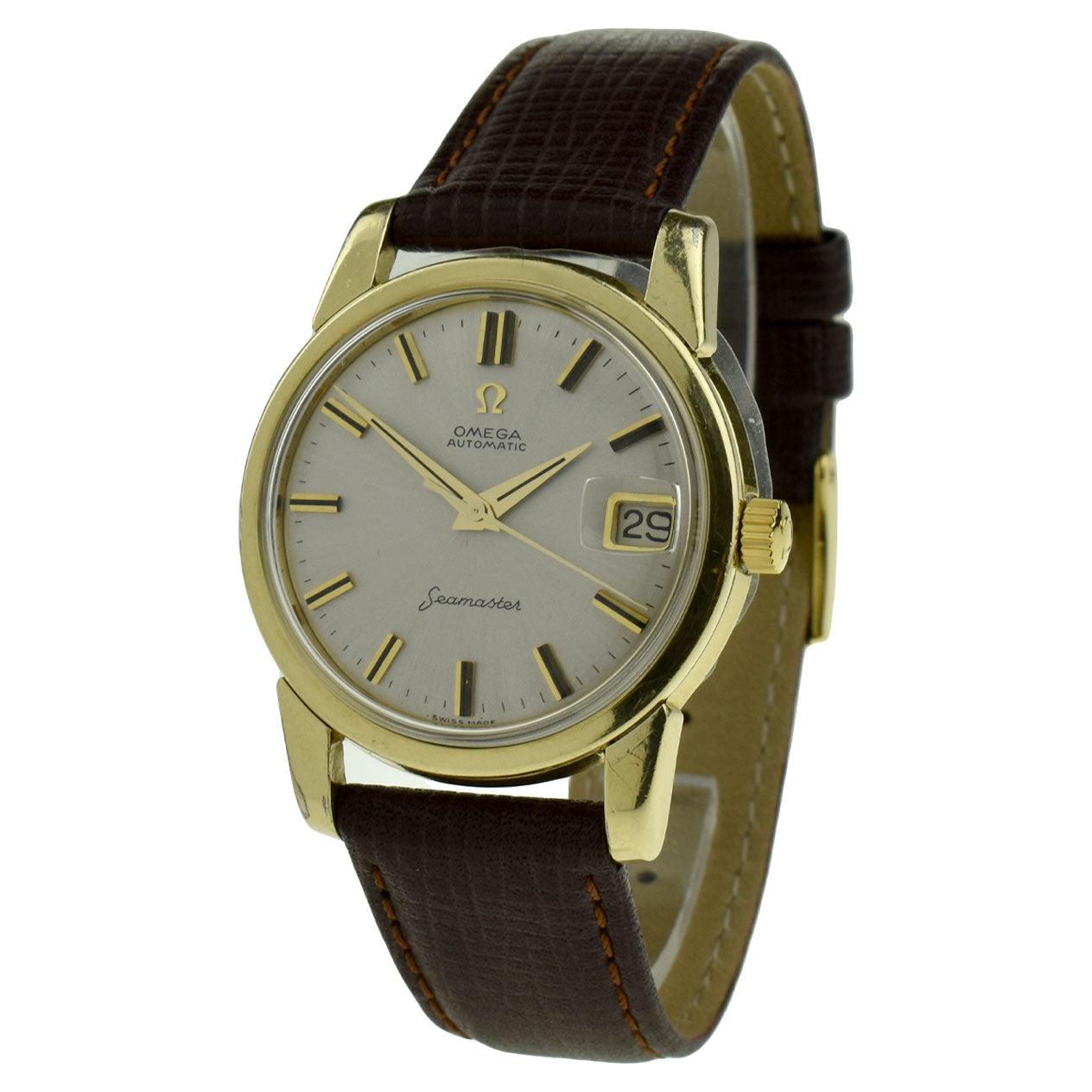 Omega Seamaster Gold Cap Automatic Wristwatch