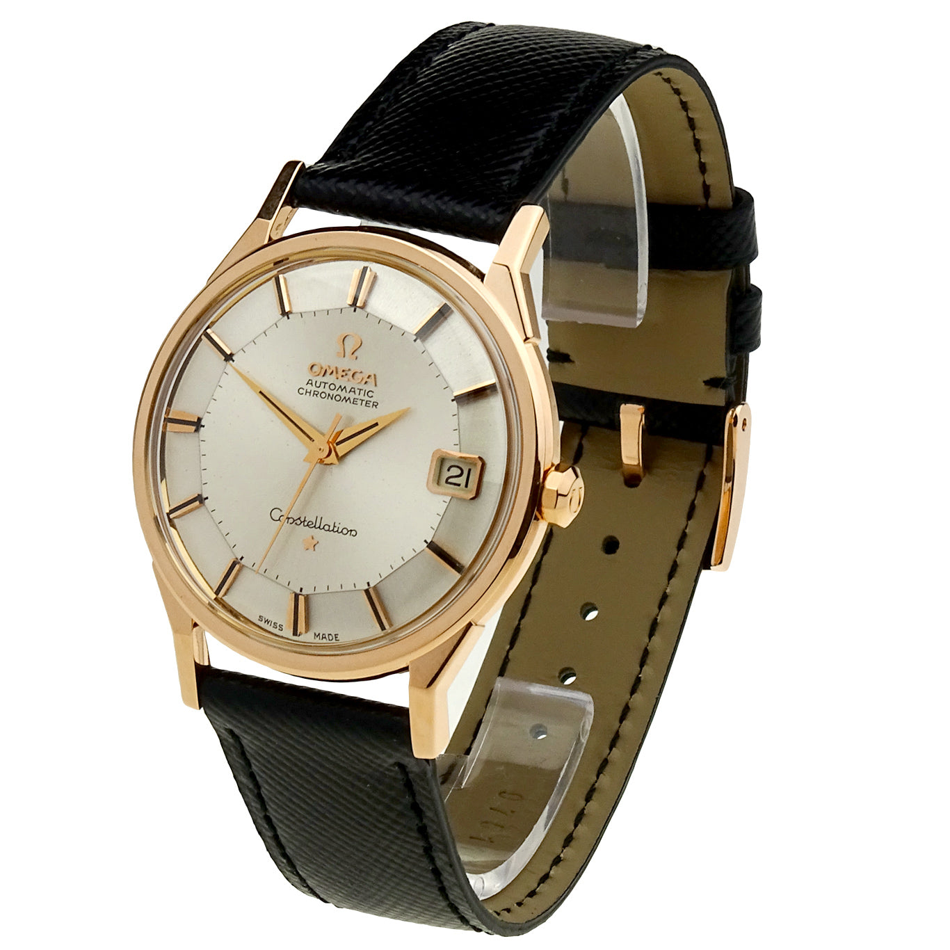 Omega Constellation Pie-Pan 18k Rose Gold Vintage Automatic