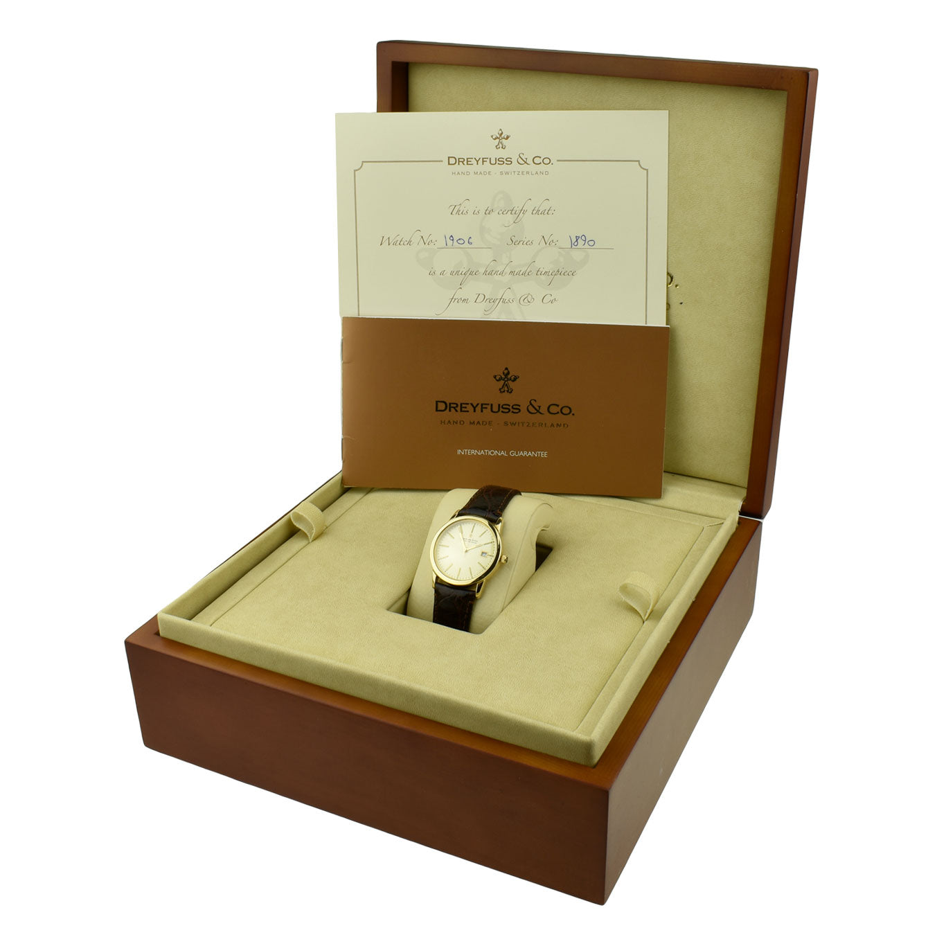 Dreyfuss &amp; Co 18ct Gold Quartz Wristwatch