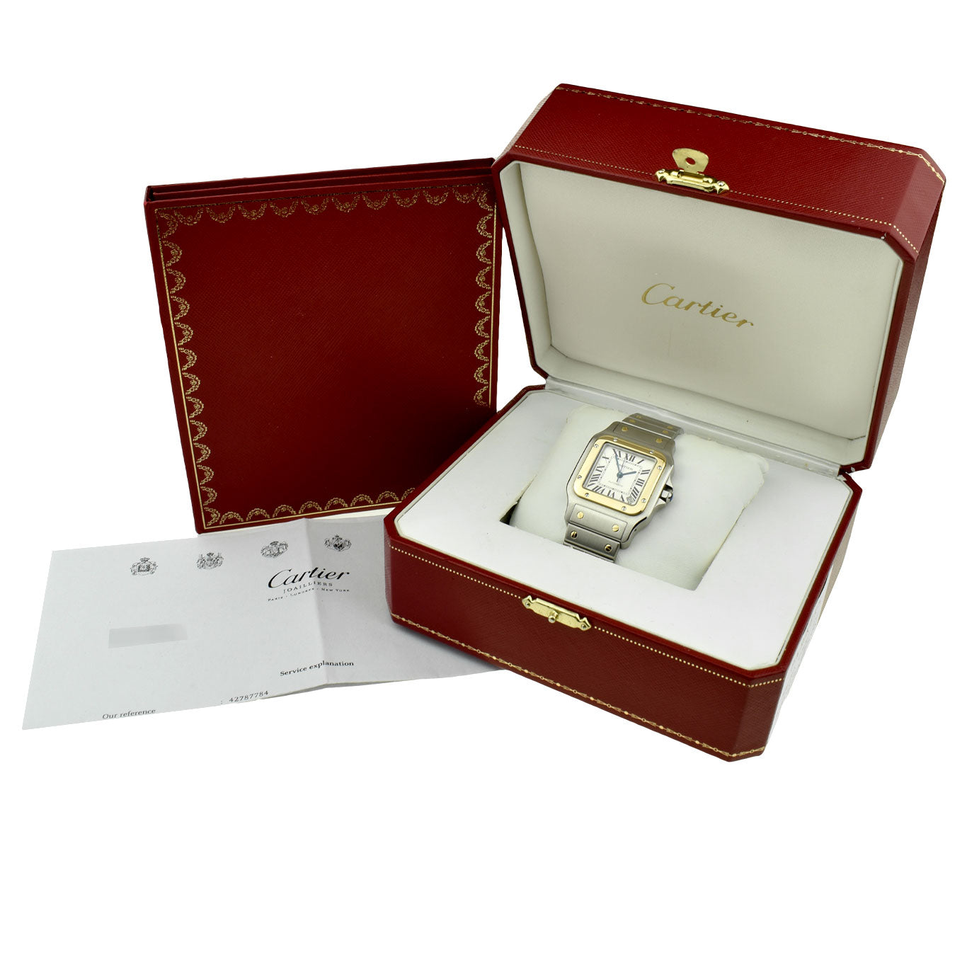 Cartier Santos Galbee XL Steel &amp; Gold Automatic W20099C4