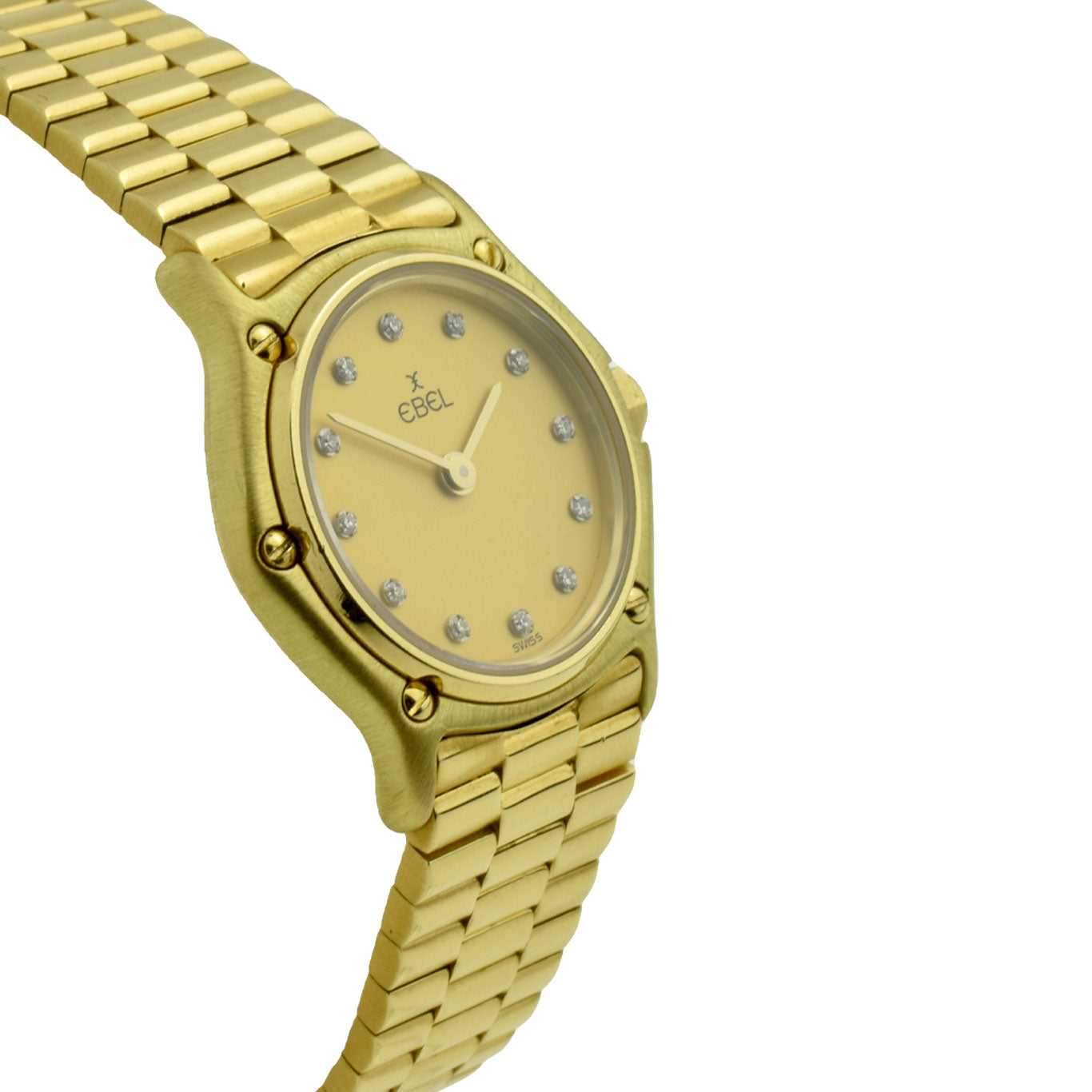 Ebel Lady Classic Wave Mini 18ct Gold 866901