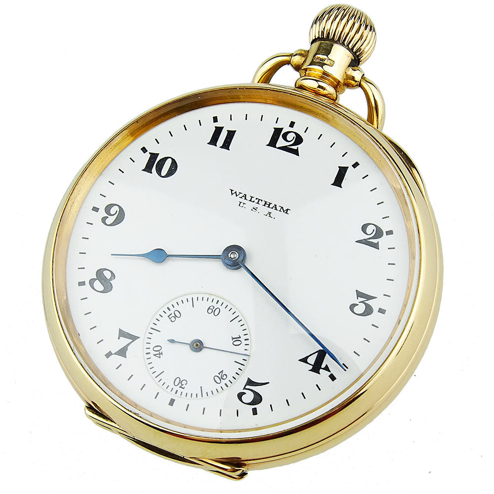 Waltham USA 9ct Gold Vintage Pocket Watch