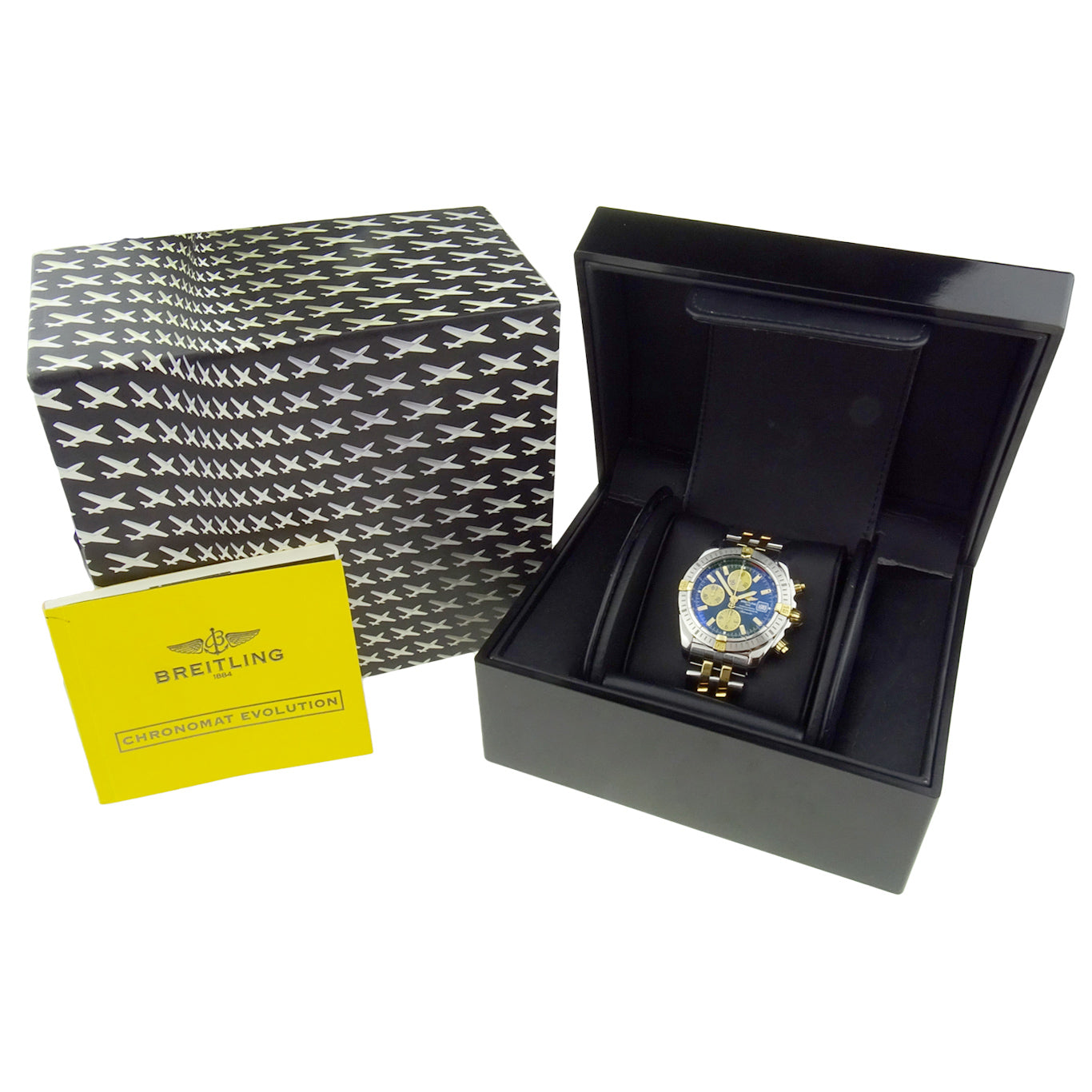 Breitling Chronomat Evolution Steel &amp; Gold B13356