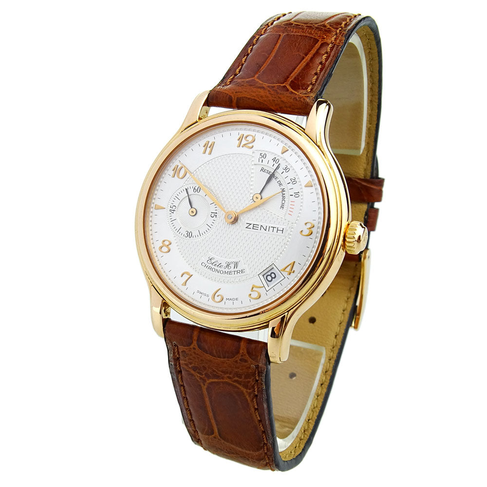 Zenith Chronomaster Elite Power Reserve 18k Gold