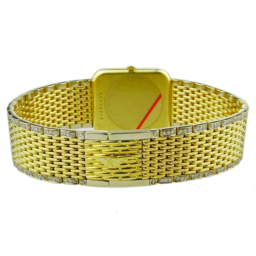 Longines 18ct Gold Diamond Set Quartz