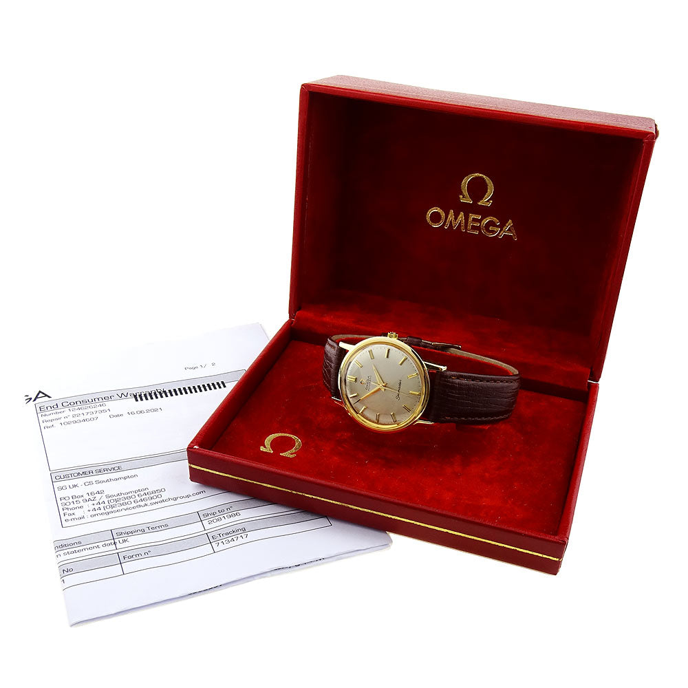 Omega Seamaster 9ct Gold Vintage Automatic