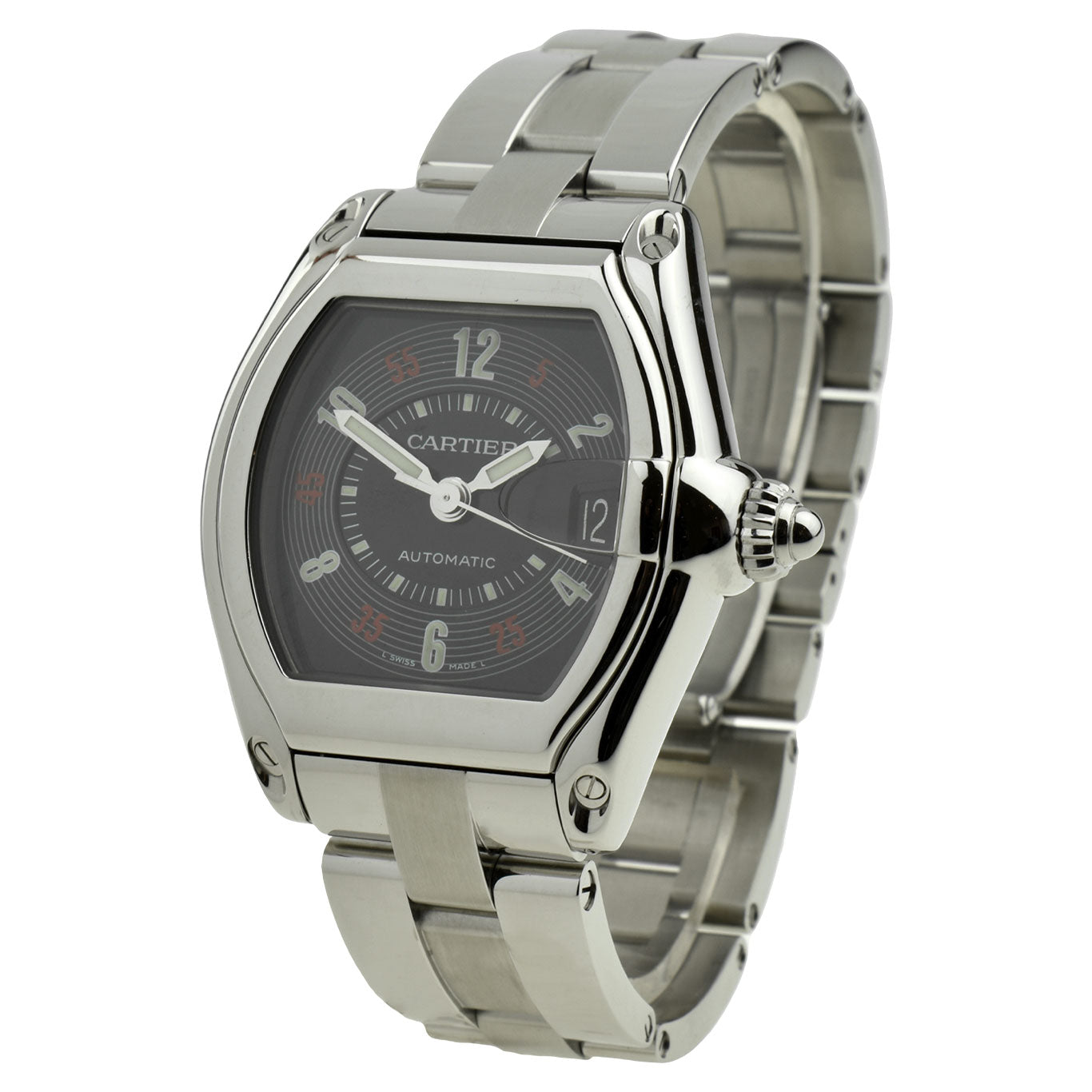 Cartier Roadster Steel Automatic W62002V3