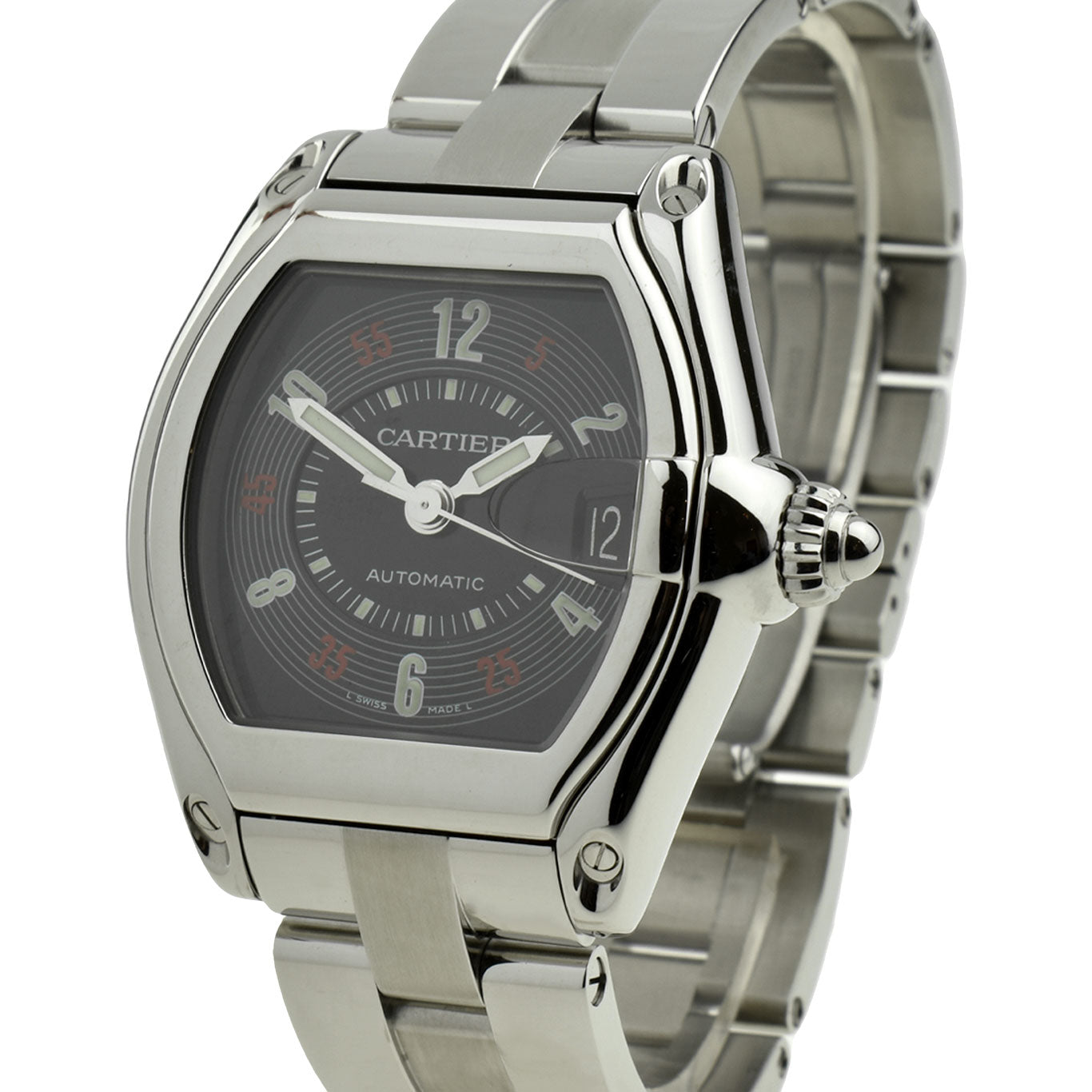 Cartier Roadster Steel Automatic W62002V3