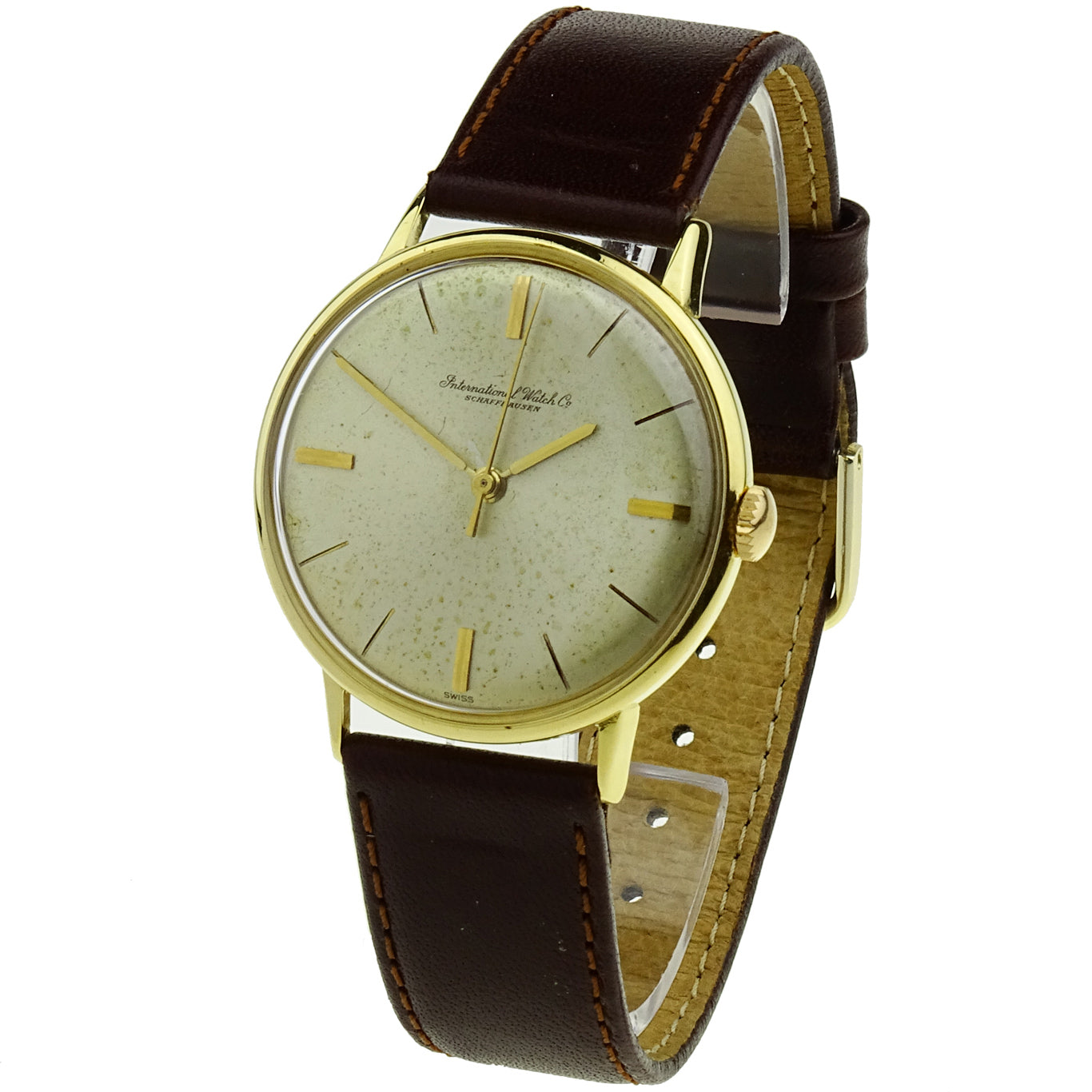 IWC 18k Gold Vintage Mechanical