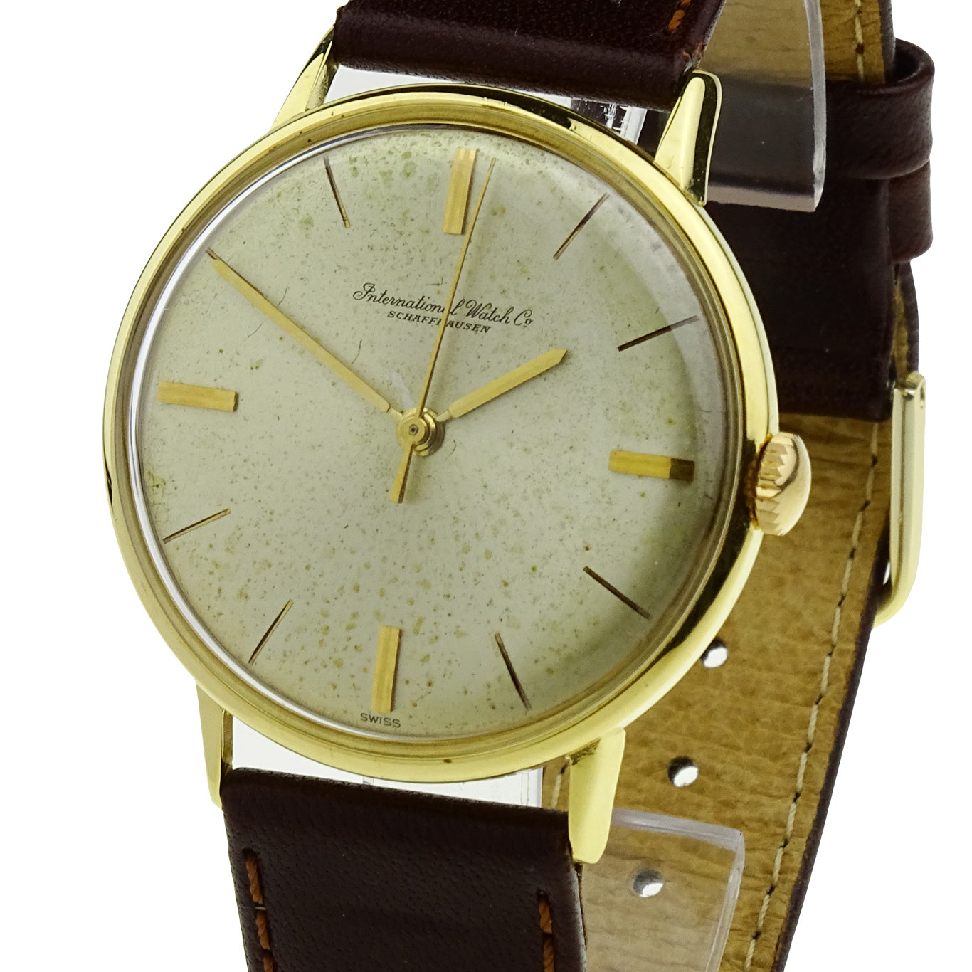 IWC 18k Gold Vintage Mechanical