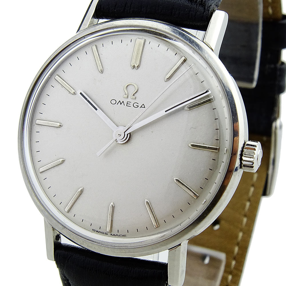 Omega Mid Size Vintage Steel Mechanical