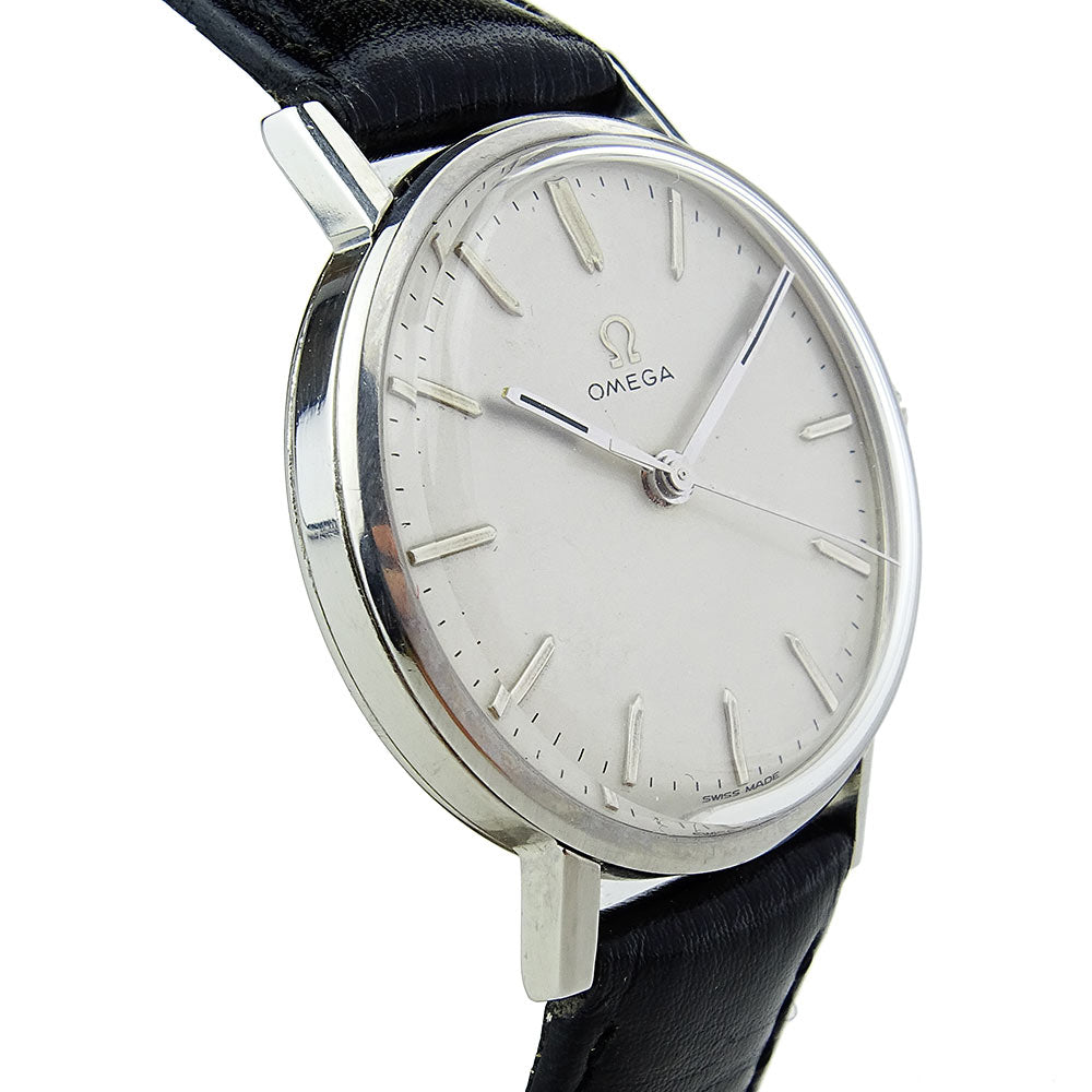 Omega Mid Size Vintage Steel Mechanical