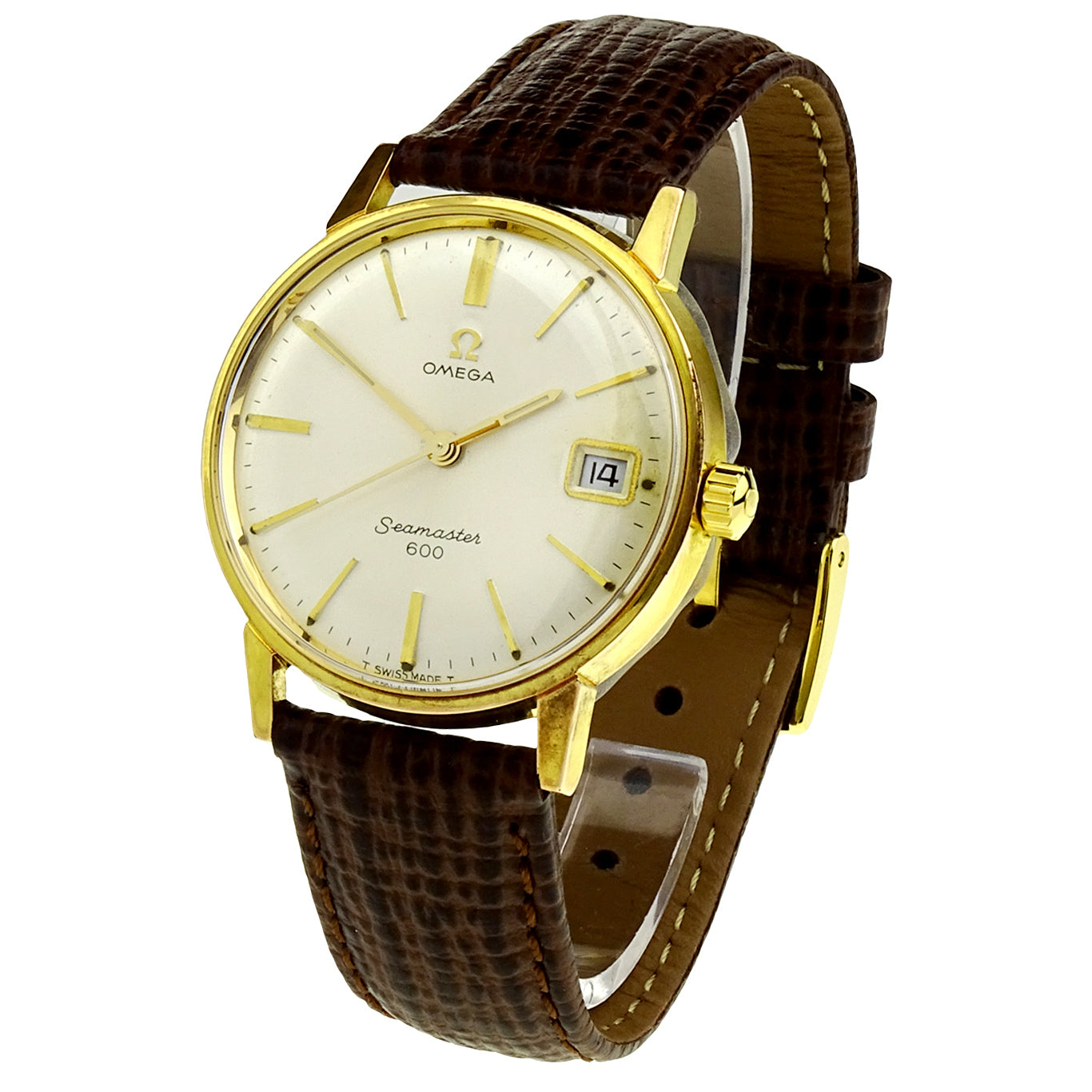 Omega Seamaster 600 Gold Plate Hand-wind Mechanical