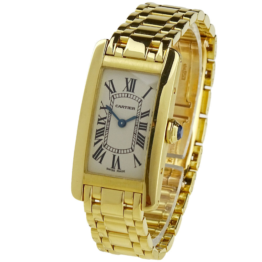 Cartier Tank Americaine 18ct Gold 2482