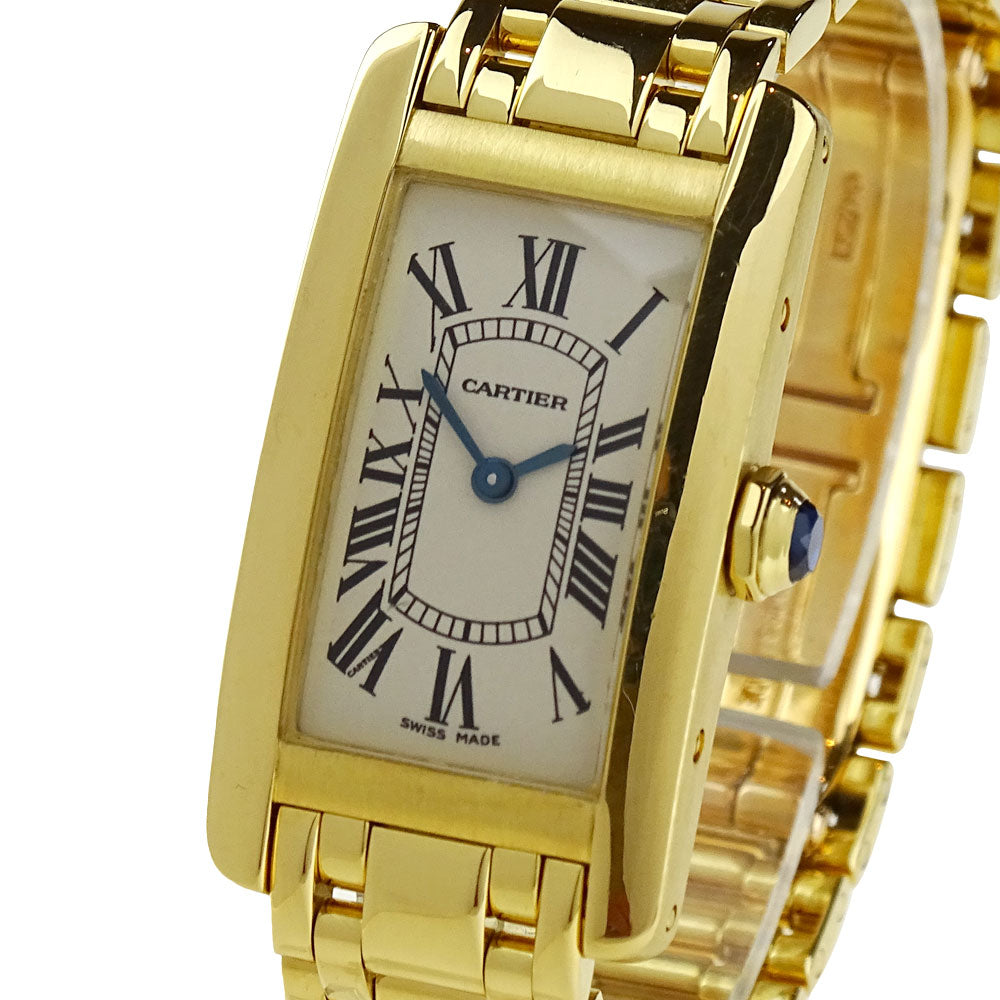 Cartier Tank Americaine 18ct Gold 2482