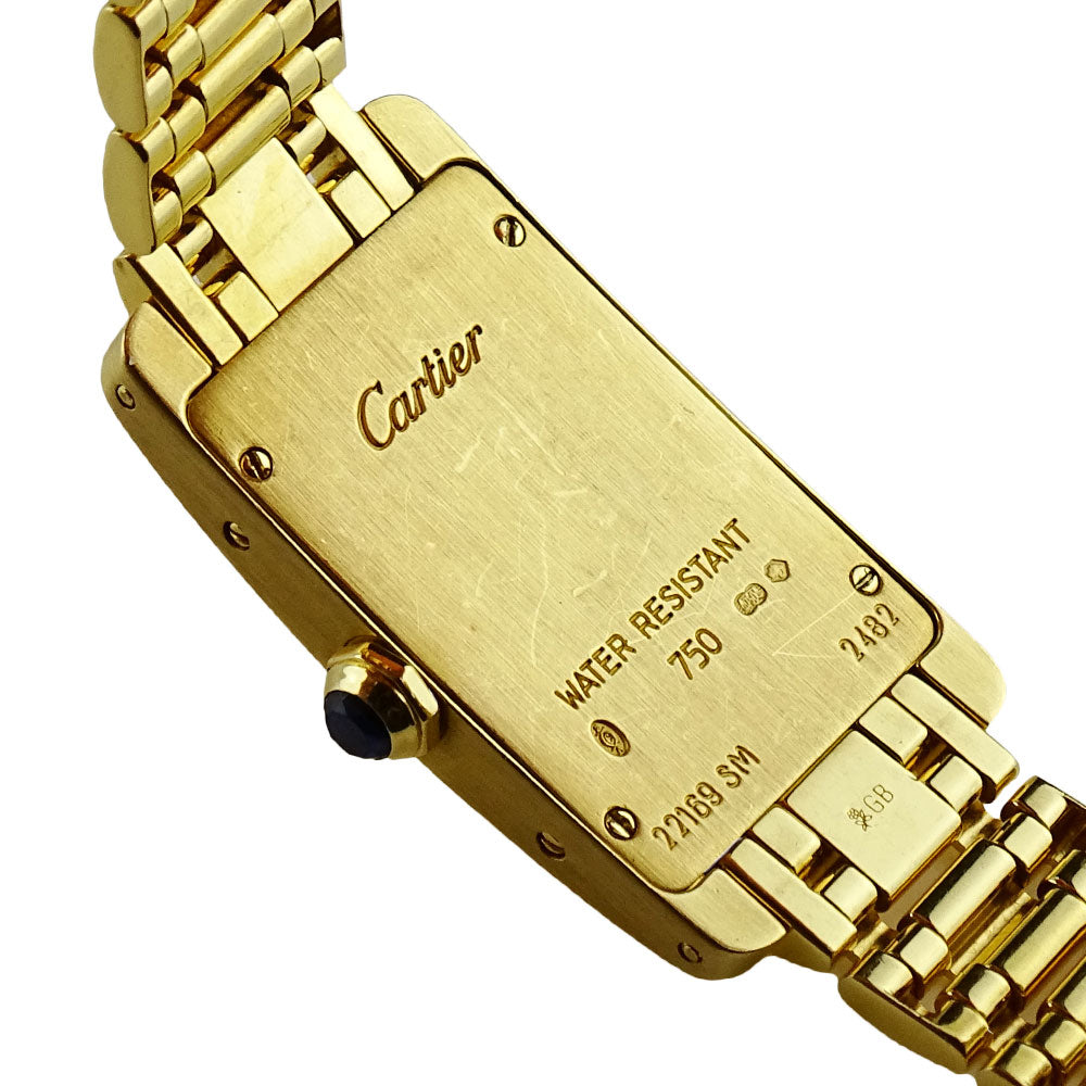 Cartier Tank Americaine 18ct Gold 2482