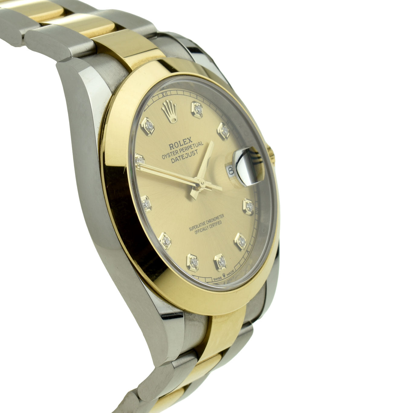 Rolex Datejust 41 Oyster Perpetual Steel &amp; Gold Diamond Dot 126303